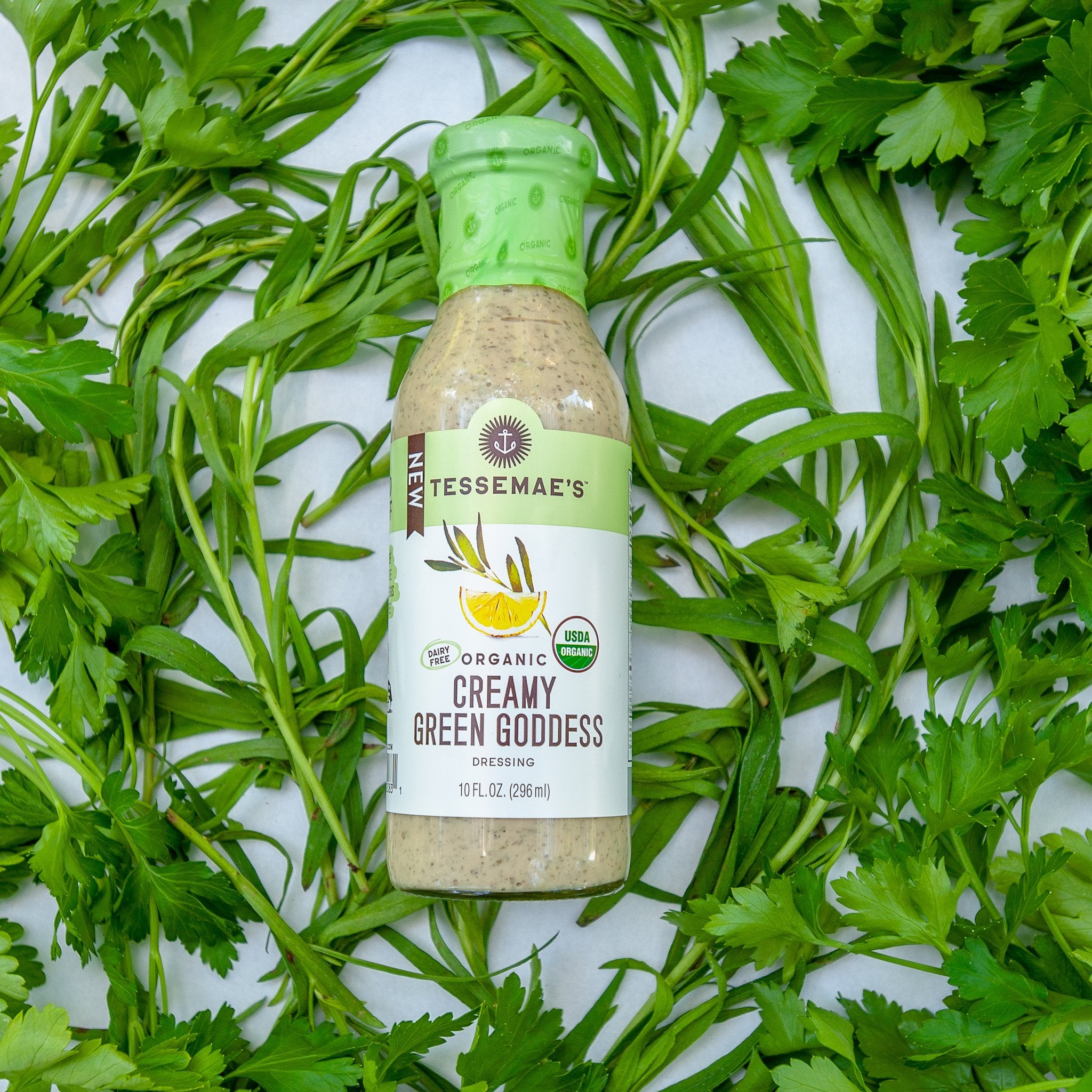 green goddess dressing tessemae Green Goddess Dressing | Lime Jalapeño Salad Dressing main image 0